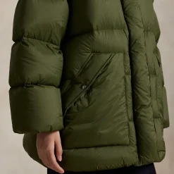 Pony Player Logo Padded Oversized Jacket