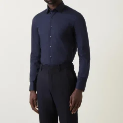 Poplin Slim-Fit Dress Shirt
