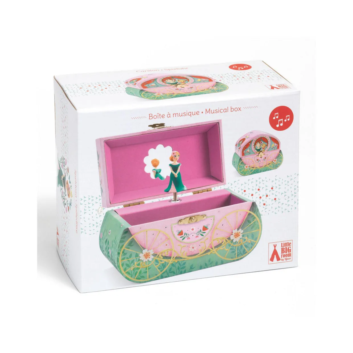 Princess Carriage Ride Musical Box