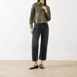 Profilo Faux Leather Jacket