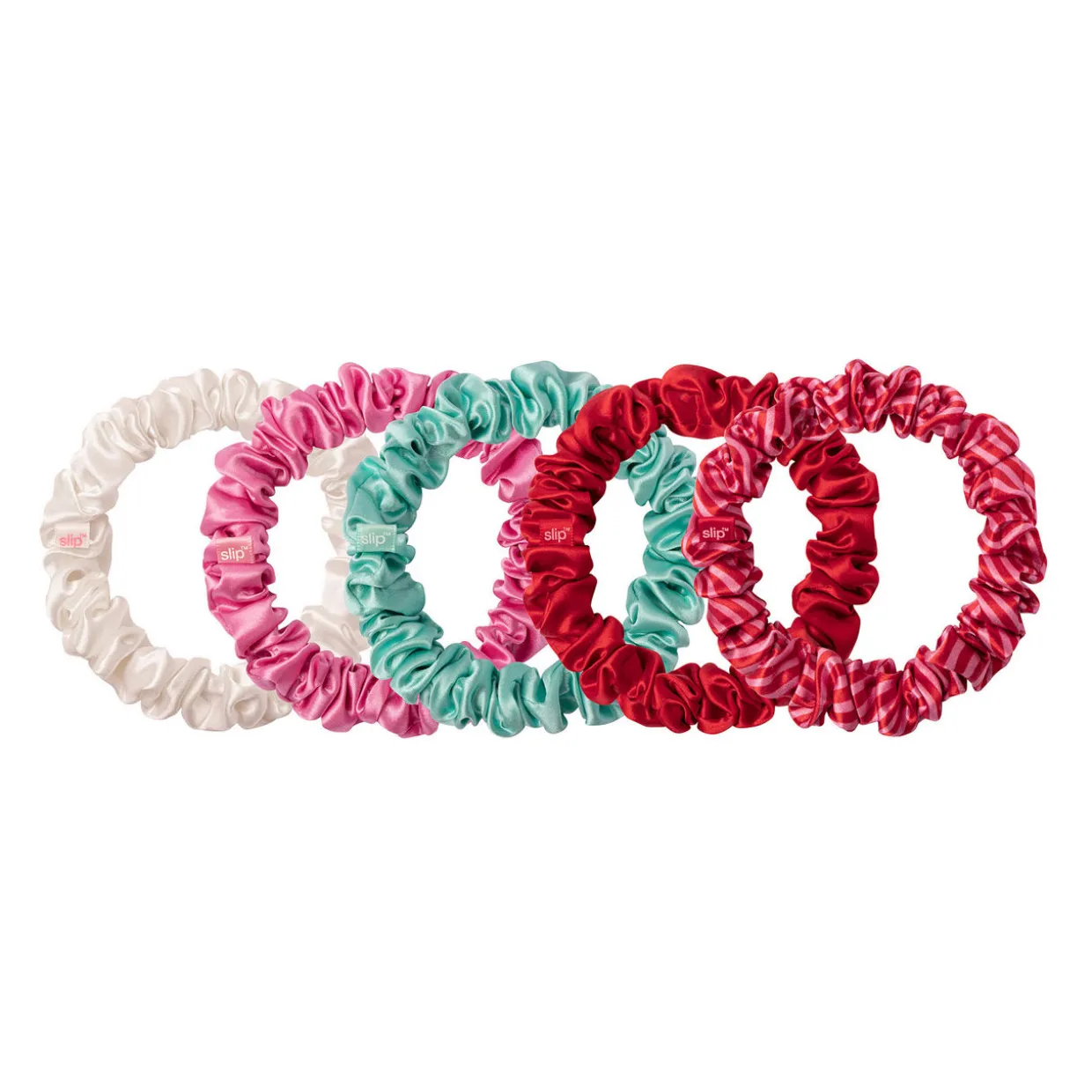 Pure Silk Midi Scrunchies - Gelati