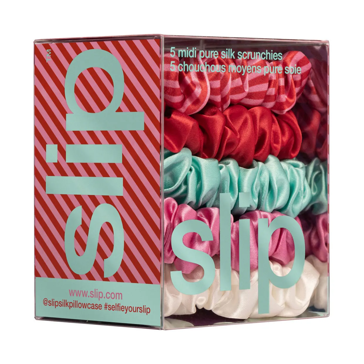 Pure Silk Midi Scrunchies - Gelati