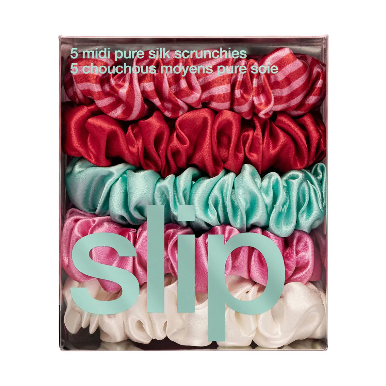 Pure Silk Midi Scrunchies - Gelati