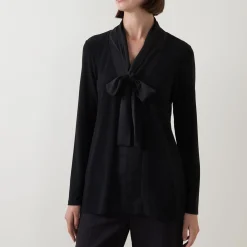 Pussybow Solid Blouse