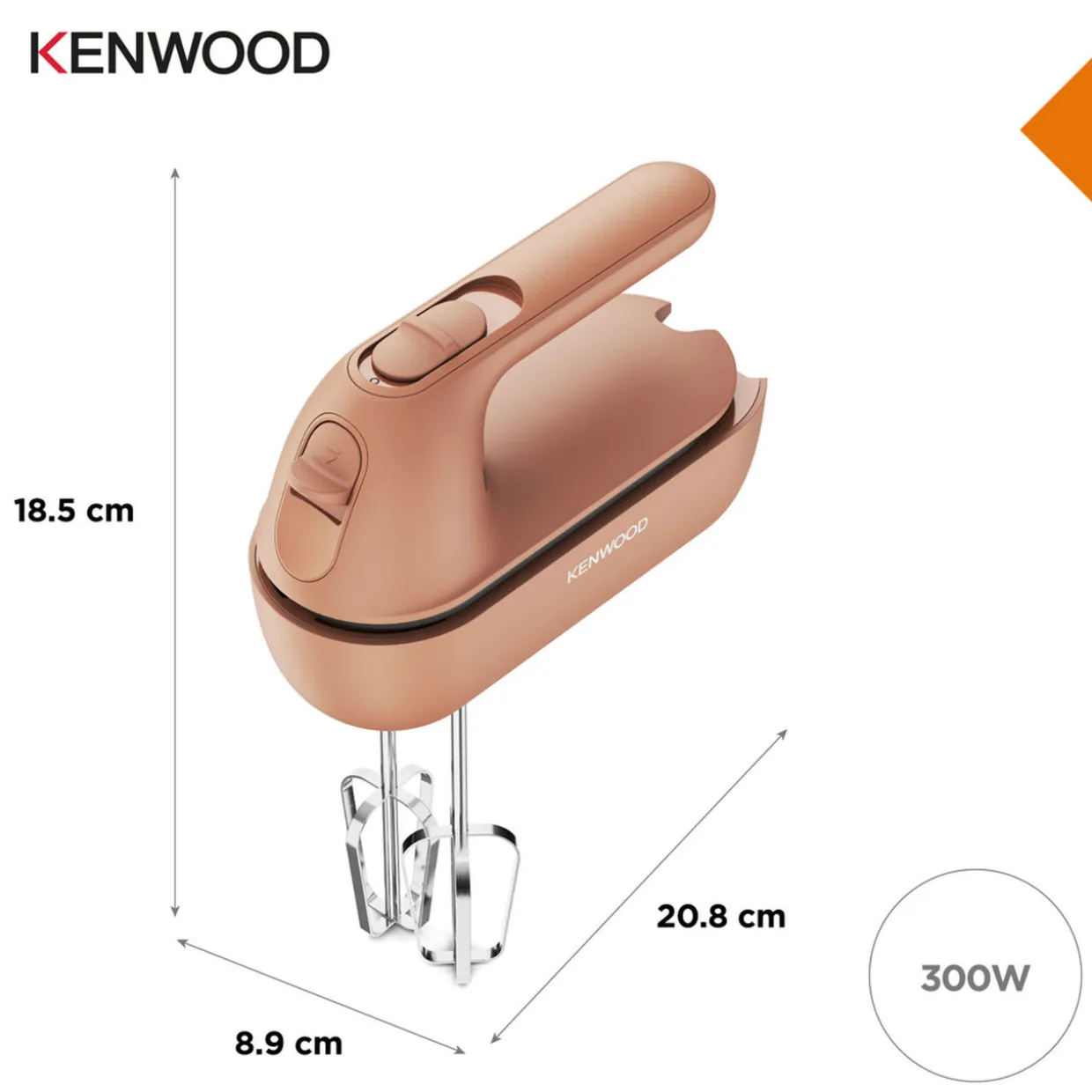 Quickmix Go 5 Speed Hand Mixer Red