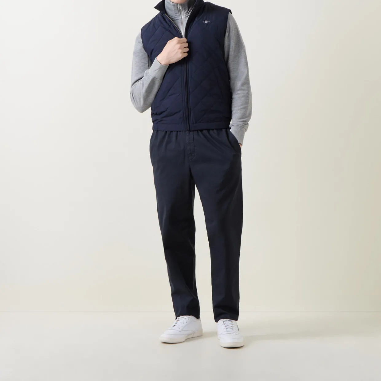 Quilted Windcheater Gilet