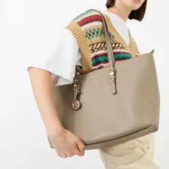 Quinn Large Pebbled Leather Tote Bag