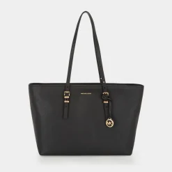 Quinn Large Pebbled Leather Tote Bag