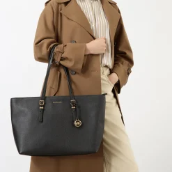 Quinn Large Pebbled Leather Tote Bag