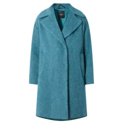 Rada Single-Breasted Brushed Coat