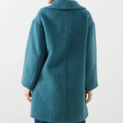 Rada Single-Breasted Brushed Coat