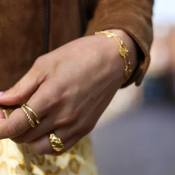 Radial 18kt Gold Vermeil Ring