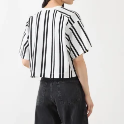 Rail Striped Oversized T-Shirt