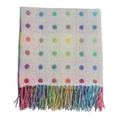 Rainbow Spotted Baby Blanket
