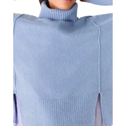 Raised Seam Knit Sweater