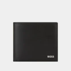 Randy Logo Leather Wallet