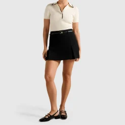 Reagan Contrast Trim Polo Top