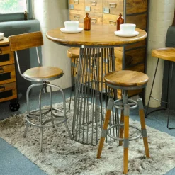 Reclaimed Swivel Stool