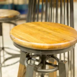 Reclaimed Swivel Stool
