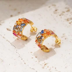 Regalia Hoop Earrings