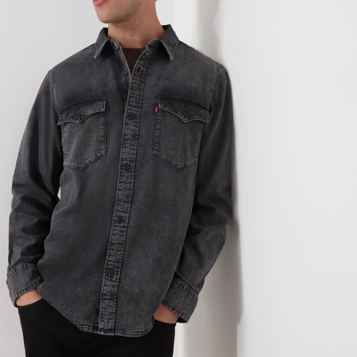 Relaxed Western Denim Shirt