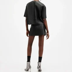 Renai Leather Mini Skirt