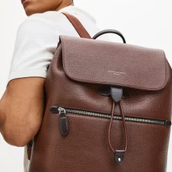 Reporter Grained Leather Backpack