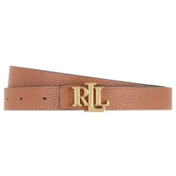Reversible Monogram Slim Pebbled Leather Belt