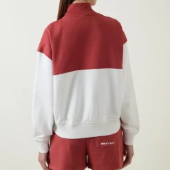 Revive Cropped Half-Zip Sweatshirt