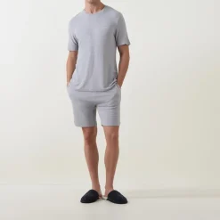 Rib Stretch Logo Pyjama Shorts
