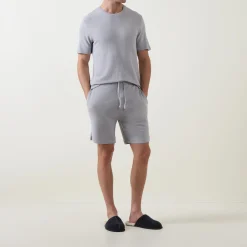 Rib Stretch Logo Pyjama Top