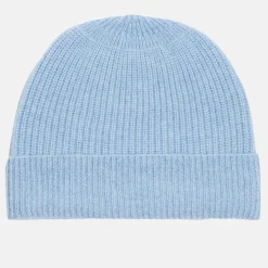 Ribbed Cashmere Beanie