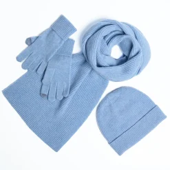 Ribbed Cashmere Gloves