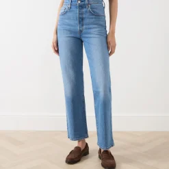 Ribcage Straight Ankle Jeans