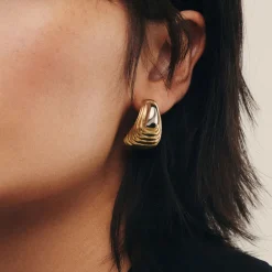Ridge Oversized Earrings