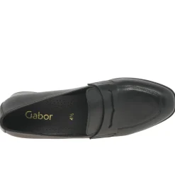 Right Penny-Trim Leather Loafers