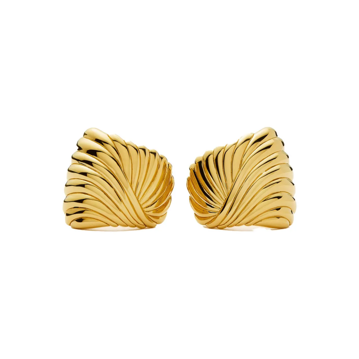 Ripple Stud Earrings