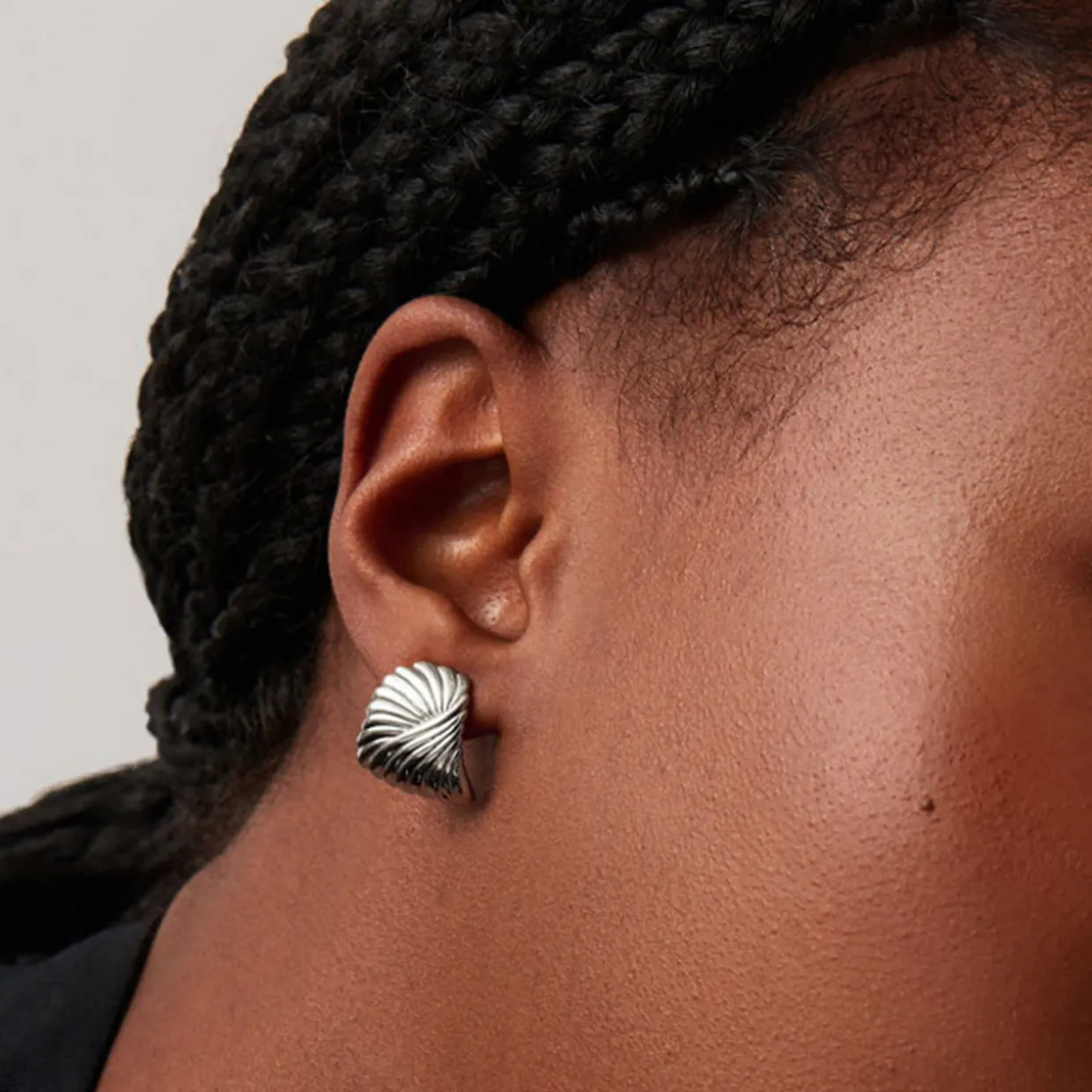 Ripple Stud Earrings
