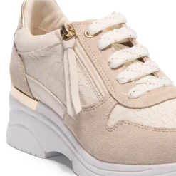 Robyn Leather Platform Trainers