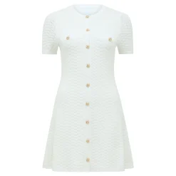 Rosa Stitch Knitted Mini Dress