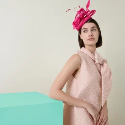 Rose Feather Embellished Fascinator