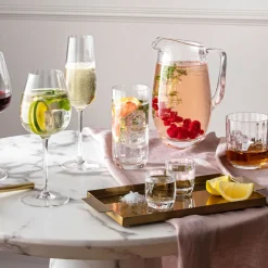 Rose Garden Water Glass, Set of Four