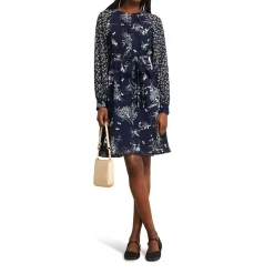 Rosie Floral Flared Mini Dress