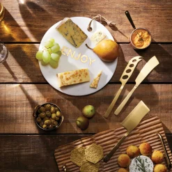 Round Marble Cheese Board