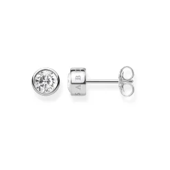 Round Stud Earrings