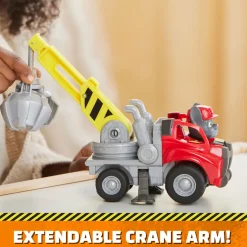 Rubble & Crew, Charger’s Crane Grabber Toy Truck Set