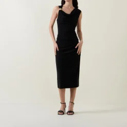 Ruched Embellished Dress