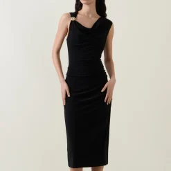 Ruched Embellished Dress