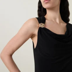 Ruched Embellished Dress