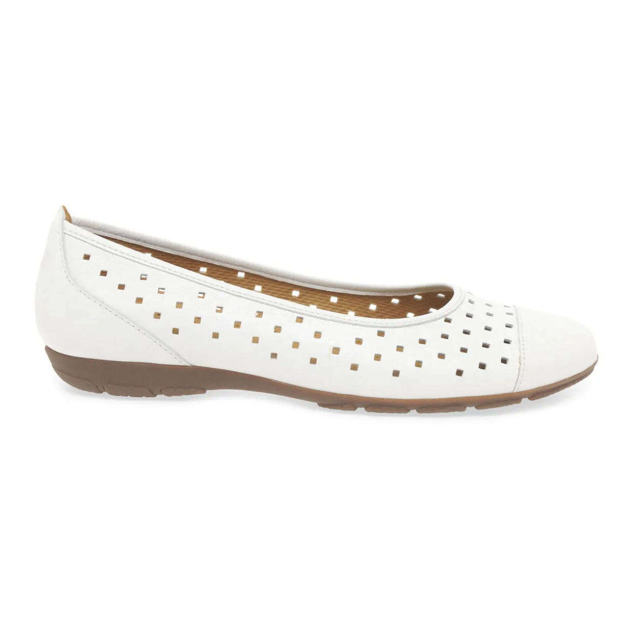 Ruffle Punched Detail Flats
